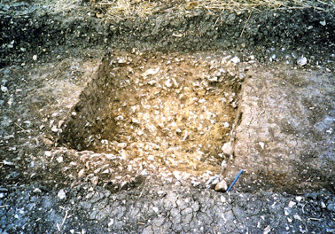 Infilled ditch
