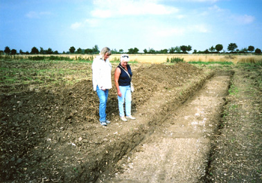 Inspecting Romano-British Road
